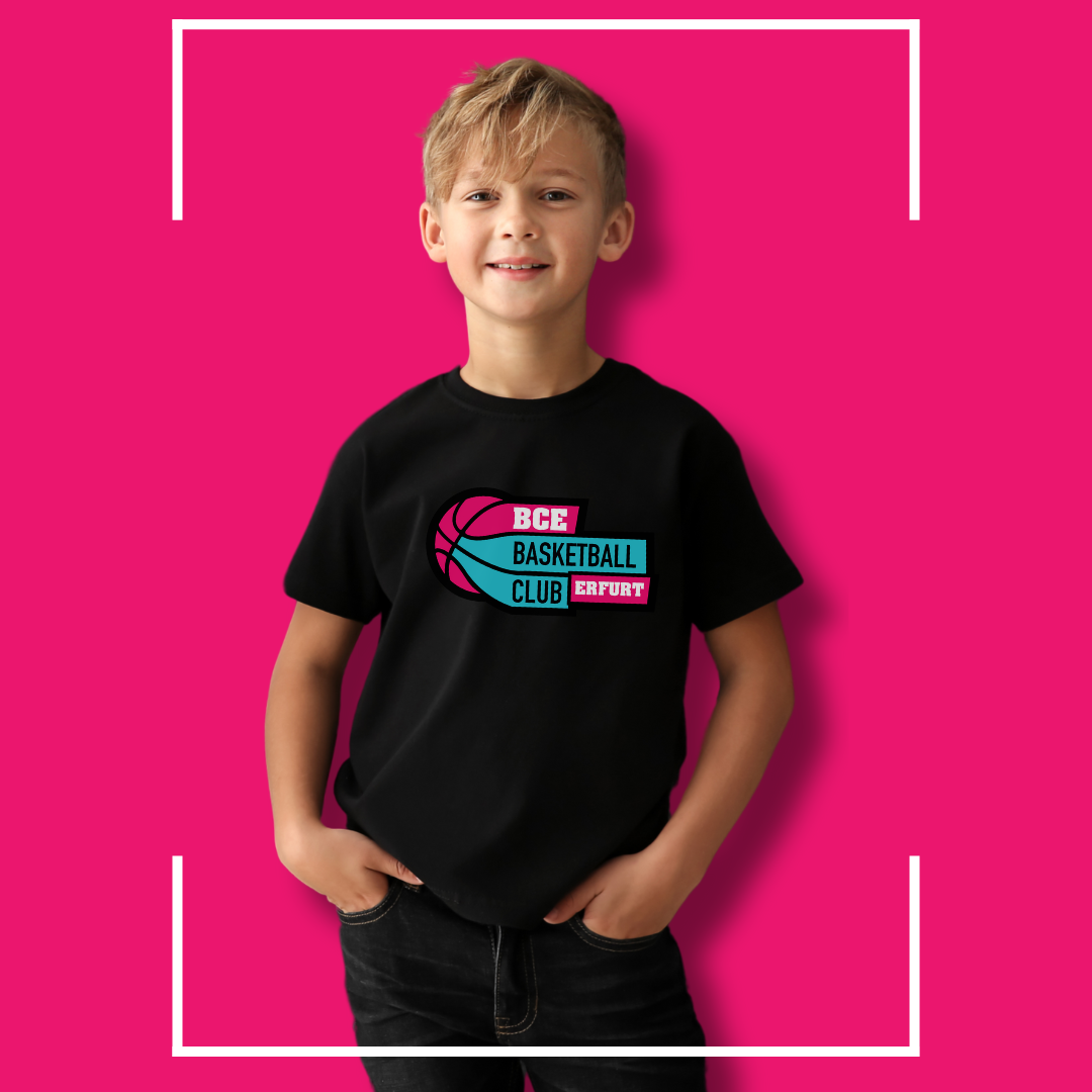 KIDS #bcerfurt T-Shirt schwarz mit großem Logo